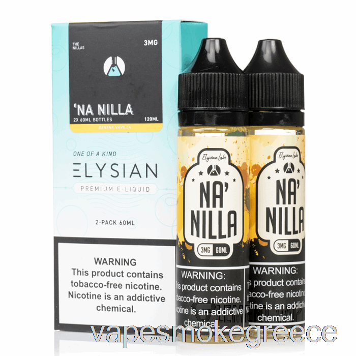 Vape Greece Na'nilla - Elysian Labs - 120ml 6mg